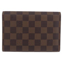 LOUIS VUITTON Damier Ebene Porte Tresor Etui Papie Wallet N61202 LV Auth 188674A-2