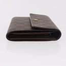LOUIS VUITTON Damier Ebene Porte Tresor Etui Papie Wallet N61202 LV Auth 188674A-3