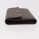 LOUIS VUITTON Damier Ebene Porte Tresor Etui Papie Wallet N61202 LV Auth 188674A-4