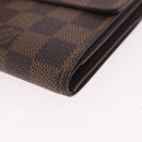 LOUIS VUITTON Damier Ebene Porte Tresor Etui Papie Wallet N61202 LV Auth 188674A-14