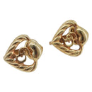 Christian Dior Earring Metal Gold Auth 188679-1