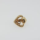Christian Dior Earring Metal Gold Auth 188679-2