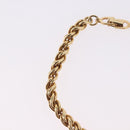 Christian Dior Bracelet metal Gold Auth 188683-4