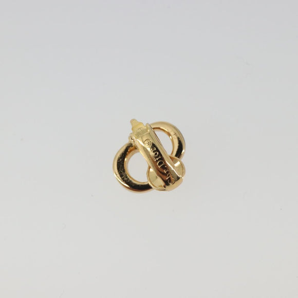 Christian Dior Earring metal Gold Auth 188684