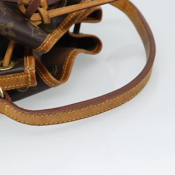 LOUIS VUITTON Monogram Noe BB Shoulder Bag M40817 LV Auth 188702