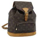 LOUIS VUITTON Monogram Montsouris MM Backpack M51136 LV Auth 188707-1