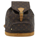 LOUIS VUITTON Monogram Montsouris MM Backpack M51136 LV Auth 188707-13