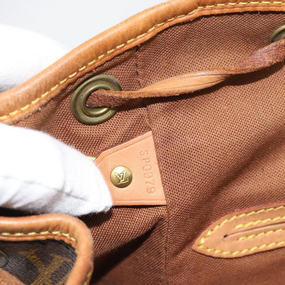LOUIS VUITTON Monogram Montsouris MM Backpack M51136 LV Auth 188707