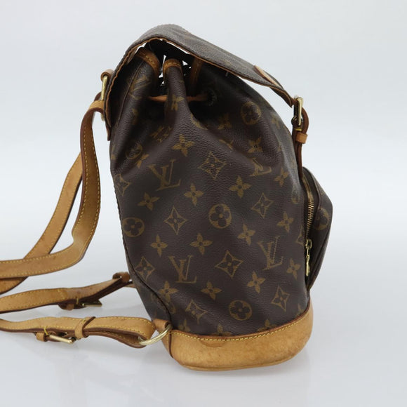 LOUIS VUITTON Monogram Montsouris MM Backpack M51136 LV Auth 188707