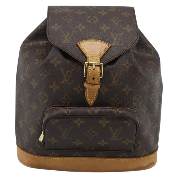 LOUIS VUITTON Monogram Montsouris MM Backpack M51136 LV Auth 188708