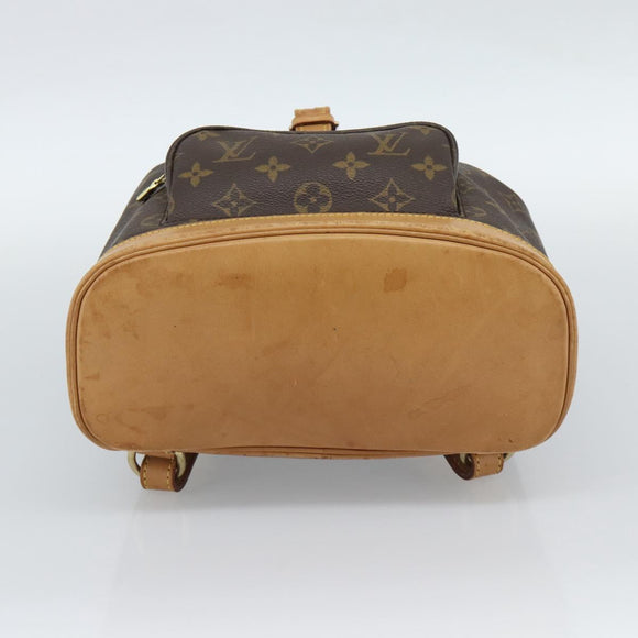 LOUIS VUITTON Monogram Montsouris MM Rugzak M51136 LV Auth 188709