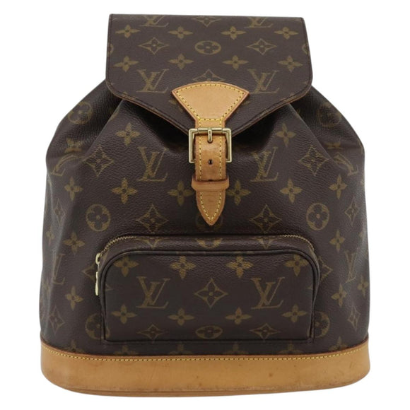 LOUIS VUITTON Monogram Montsouris MM Backpack M51136 LV Auth 188709