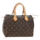 LOUIS VUITTON Monogram Speedy 25 Hand Bag M41528 LV Auth 188710SAM-1
