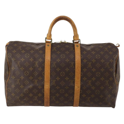 LOUIS VUITTON Monogram Keepall 50 Boston Bag M41426 LV Auth 188711 - 0