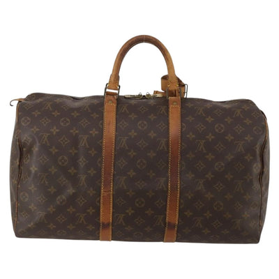 LOUIS VUITTON Monogram Keepall 50 Boston Bag M41426 LV Auth 188712 - 0