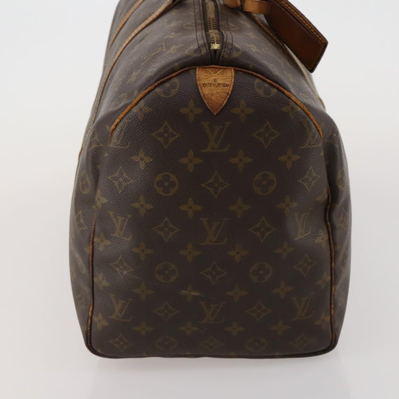 LOUIS VUITTON Monogram Keepall 50 Boston Bag M41426 LV Auth 188712