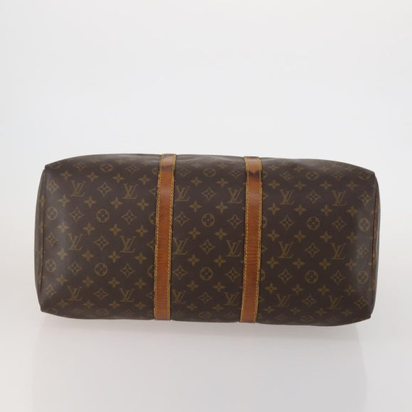 LOUIS VUITTON Monogram Keepall 50 Boston Bag M41426 LV Auth 188712
