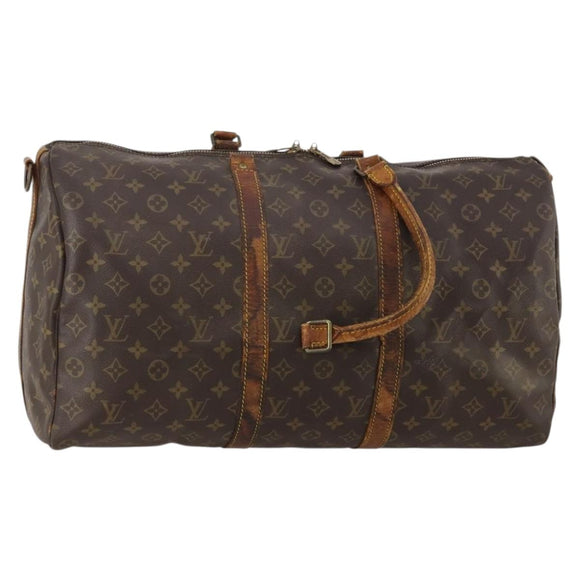LOUIS VUITTON Monogram Keepall 50 Boston Bag M41426 LV Auth 188713