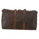 LOUIS VUITTON Monogram Keepall 50 Boston Bag M41426 LV Auth 188713-3