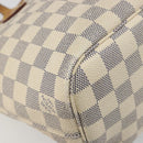 LOUIS VUITTON Damier Azur Neverfull PM Tote Bag N41362 LV Auth 188715-17