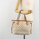 LOUIS VUITTON Damier Azur Neverfull PM Tote Bag N41362 LV Auth 188715-24