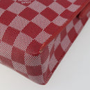 LOUIS VUITTON Damier Color Module Clutch Bag Carmine N41306 LV Auth 188716-15