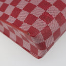 LOUIS VUITTON Damier Color Module Clutch Bag Carmine N41306 LV Auth 188716-16