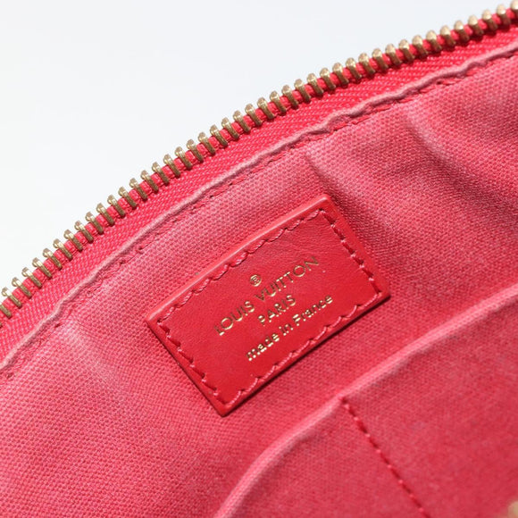 LOUIS VUITTON Damier Color Module Clutch Bag Carmine N41306 LV Auth 188716