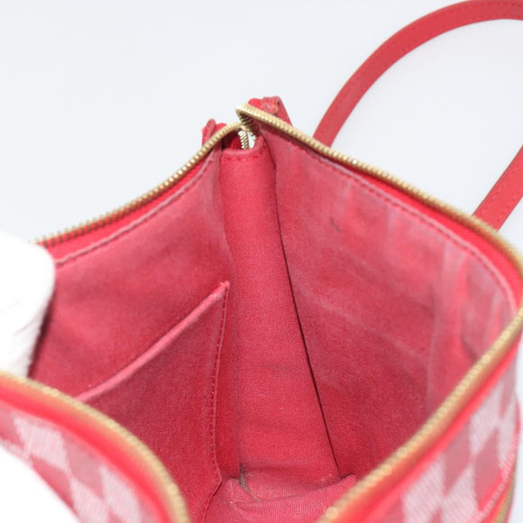 LOUIS VUITTON Damier Color Module Clutch Bag Carmine N41306 LV Auth 188716