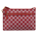 LOUIS VUITTON Damier Color Module Clutch Bag Carmine N41306 LV Auth 188716-13