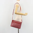 LOUIS VUITTON Damier Color Module Clutch Bag Carmine N41306 LV Auth 188716-22