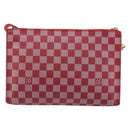 LOUIS VUITTON Damier Color Module Clutch Bag Carmine N41306 LV Auth 188716-2