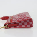 LOUIS VUITTON Damier Color Module Clutch Bag Carmine N41306 LV Auth 188716-4
