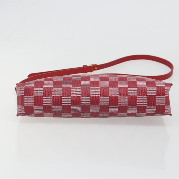 LOUIS VUITTON Damier Color Module Clutch Bag Carmine N41306 LV Auth 188716