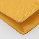 LOUIS VUITTON Epi Sac Plat Hand Bag Yellow M52079 LV Auth 188717-17