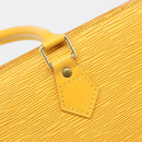 LOUIS VUITTON Epi Sac Plat Hand Bag Yellow M52079 LV Auth 188717-18