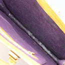 LOUIS VUITTON Epi Sac Plat Hand Bag Yellow M52079 LV Auth 188717-10