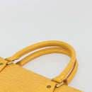 LOUIS VUITTON Epi Sac Plat Hand Bag Yellow M52079 LV Auth 188717-8