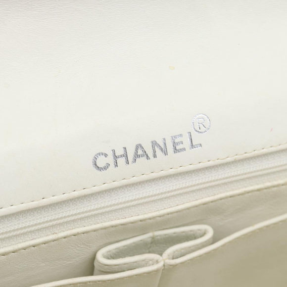 CHANEL Matelasse Chain Shoulder Bag Canvas Pink Silver CC Auth 188723V