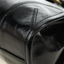 PRADA Bonnie Mini Hand Bag Leather 2way Black Gold Auth 188724SM-19