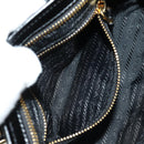 PRADA Bonnie Mini Hand Bag Leather 2way Black Gold Auth 188724SM-29