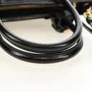 PRADA Bonnie Mini Hand Bag Leather 2way Black Gold Auth 188724SM-7