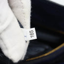PRADA Hand Bag Vittero Dino Leather 2way Blue Gold Auth 188726-12
