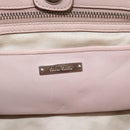 Miu Miu Matelasse Chain Shoulder Bag Leather 2way Pink Silver Auth 188727-21