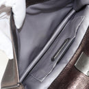 Salvatore Ferragamo Gancini Hand Bag Leather Gray Auth 188730A-11