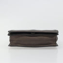 Salvatore Ferragamo Gancini Hand Bag Leather Gray Auth 188730A-5