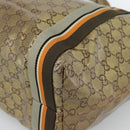 GUCCI GG Crystal Tote Bag Coated Canvas Beige 189669 Auth 188731-8