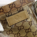 GUCCI GG Crystal Tote Bag Coated Canvas Beige 189669 Auth 188731-18