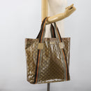 GUCCI GG Crystal Tote Bag Coated Canvas Beige 189669 Auth 188731-23