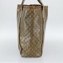 GUCCI GG Crystal Tote Bag Coated Canvas Beige 189669 Auth 188731-4
